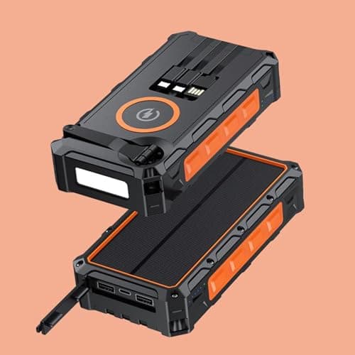 Solar Charger Power Bank Portable Waterproof Foldable Solar Power Bank — view 4