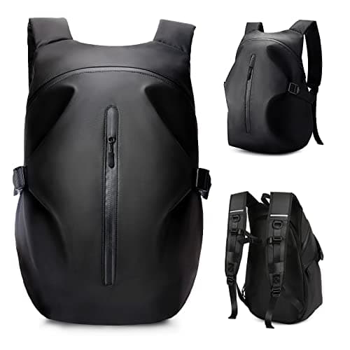 HYC00 Motorcycle Backpacks for Men Women Waterproof Helmet Backpack, Motorcycle Accessories, Laptop Bags, Travel Backpacks, Student School Bags