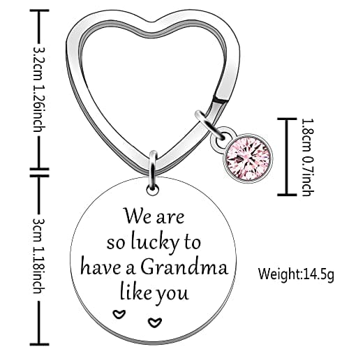 JETTOP Grandma Gifts -Gifts for Grandma Birthday Christmas Mothers Day from Grandchildren We are So Lucky — view 2