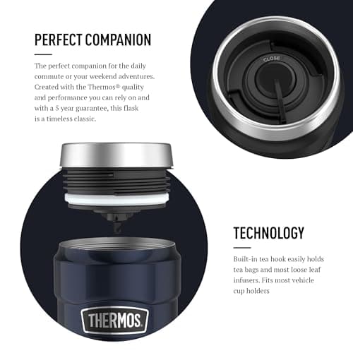 Thermos Stainless King Midnight Blue Tumbler (470ml) 7h Hot | 18h Cold — view 4