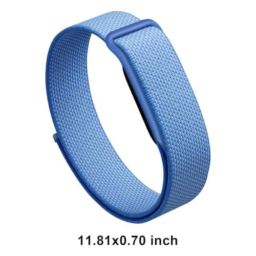 Adjustable Breathable Nylon Sport Strap Compatible With Google Fitbit Air 2026,Hook & Ring Sweat Quick Dry Replacement Wristband,Tool-Free Easy Swap Fitness Tracker Band For Workout Sleep Travel Offic — view 6