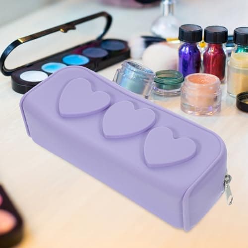 Silicone Cosmetic Bag Zipper Design Portable Travel Storage Pouch — view 6