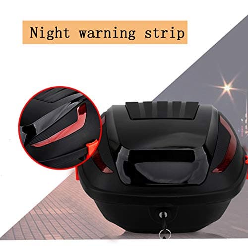 ZXCASDF Motorcycle Trunk Motorcycle Tour Tail Box Top Lock Storage Carrier Case Portable Trunk Lid Organizer Storage Bag Motorcycle Tour Tail Box,rose gold — view 5
