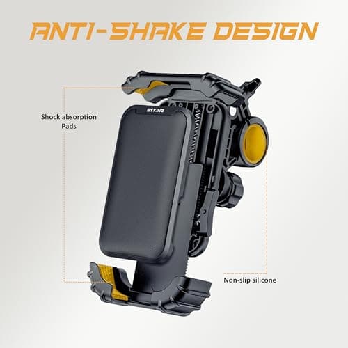 Byking Bike Phone Holder, For 4.7"-6.8" Smartphones Bicycle Phone Holder, Universal 360 Mountain Bike Phone Mount For Bicycle Handlebar, Phone bike Mount. — view 2