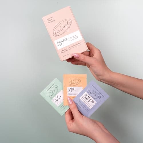 UpCircle The Pamper Kit - 18 Pieces - Sample Tester Pack Of Full Skincare, Hair Care + Body Range - Perfect Gift Idea, Pamper Night, For Holiday or Wedding Favour - Natural, Vegan, Cruelty-Free — view 3