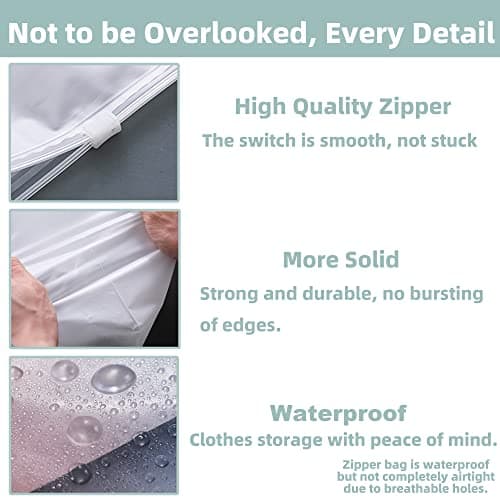 20pcs Travel Storage Set - Reusable Ziplock Bags, Clothes & Shoes Bags for Travel, Maternity & Hospital Use (5 Sizes) — view 3