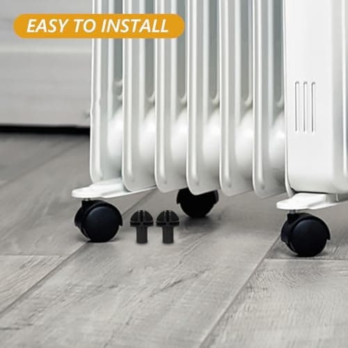 RUNROTOO Plastic Buckles 10pcs with Iron Plastic Construction for Closet Organizer Casters Suitable for Cat Cages and Luggage Wheel Repair — view 5