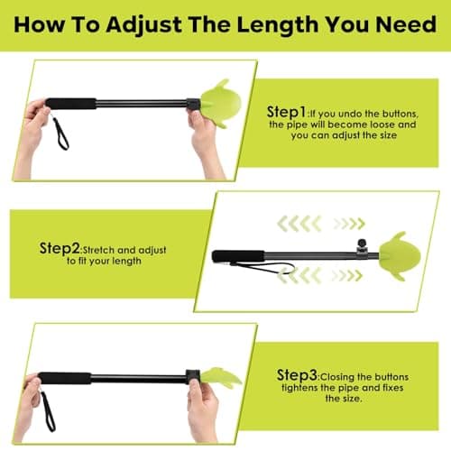 Compression Sock Aid Device for Removing Socks，Sock Assistant,Shoe Horn Long Handle,2 in 1 Adjustable Aluminum Tube 16"-27" Independent Living Aids for Seniors,Elderly, Disabled Men and Women（1 Pack） — view 3