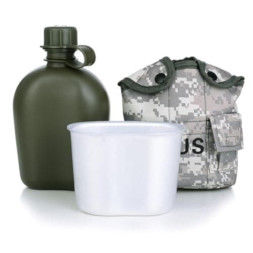 Camping Canteen Set Aluminum Cup Water Bottle