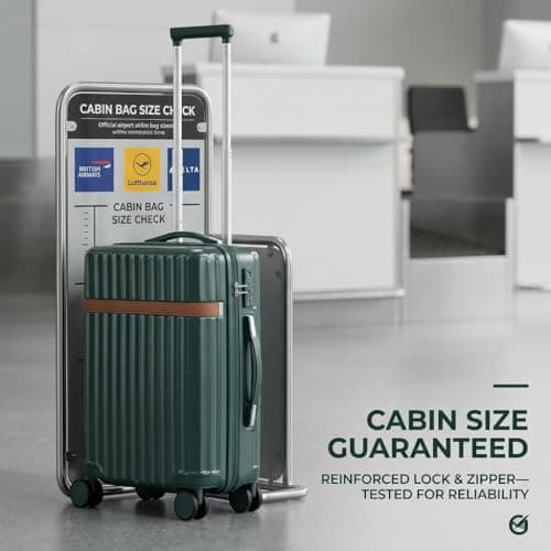RMW Suitcase 20 Inch Cabin Hard Shell Lightweight Carry On Luggage ABS+PC — view 4