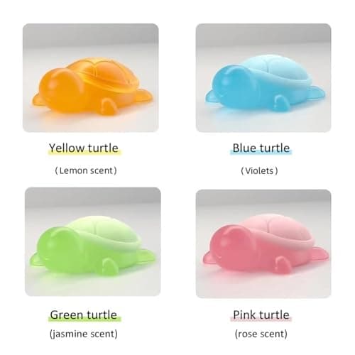 Oil Soap for Children, Turtle Shaped Natural Cleanser, Gentle Kids Bath Soaps, Moisturizing Hand Wash Bar, Fun Skincare Solution for Girls and Boys in Kindergarten or Travel Use — view 4