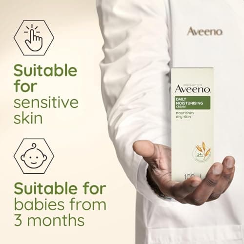 Aveeno Moisturising Cream for Dry and Sensitive Skin (1x 100ml) — view 3