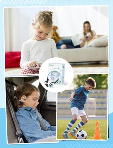 iClever OWS01 Kids Headphones Wireless Air Conduction Open Ear Headphones — view 6