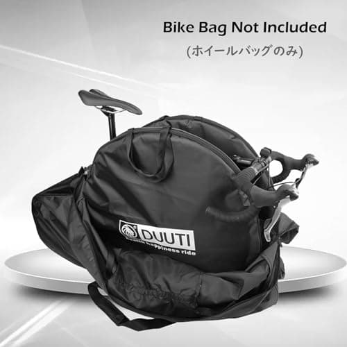 TRIWONDER 2 Pack Bike Wheel Bag 26" 27.5" 29" Bicycle Wheelset Carry Handbag Travel Bag Waterproof Wheel Storage Cover for MTB Mountain Road Bike (Black, 26'') — view 6