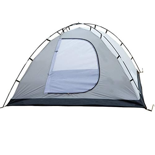 SAFACUS 3-4 Person Dome Camping Tent, Double layer, Full Waterproof Holiday Family 3 to 4 Man Tent, Easy to Set Up for Outdoors Hiking Fishing Traveling Beach Vacation — view 5