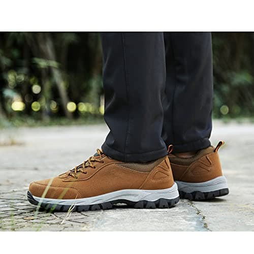 Legou Men's Hiking Shoes Outdoor Travel Sports Shoes Anti Slip Thick Sole Casual Shoes Green 7 — view 2
