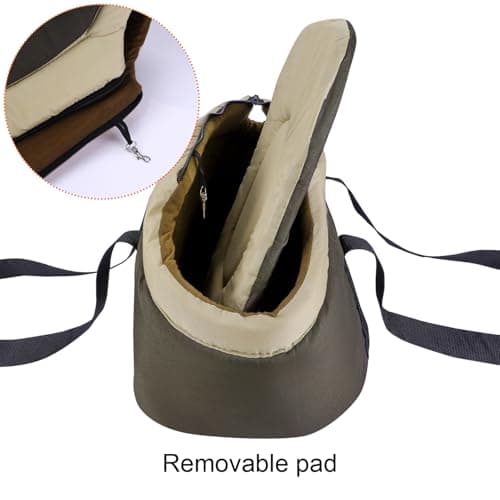 Outdoor Travel Pet Carrier - Breathable, Adjustable, Folding Sling for Cat & Dog - Warm Sponge, Portable for Shopping, Hiking, Walking — view 5