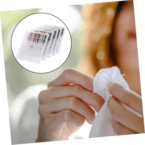 5 PCS Pre-Threaded Needle Kit, Pre Threaded Needle Travel Sewing Kit, Easy Pre Threaded Needle and Thread, for Hotel Home Travel and Emergency Use — view 3