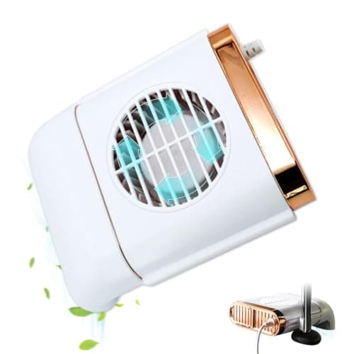 Car Seat Cooling Fan, With USB Rechargeable Design, 14.1cm, Wireless Portable Headrest Air Conditioner Fan, Düal Speed Ventilation Cooler, For Hot Weather Road Trip Driving Travel Daily Commuting — view 2