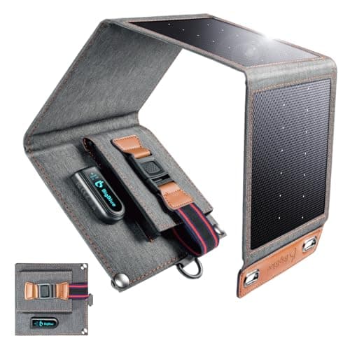 BigBlue 14W Solar Panels with USB(5V/2.4A), IPX4 Waterproof