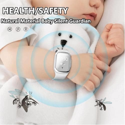 Moskito Pro Mosquito Repellent Bracelet, Ultrasonic (Beige,B) — view 3