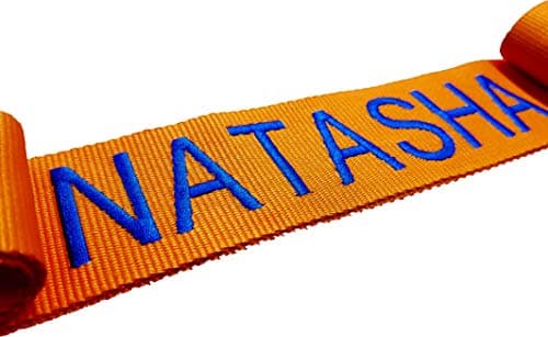 Personalised Luggage Strap TSA Lock 180cm x 5cm - Embroidered (Black TSA) — view 4