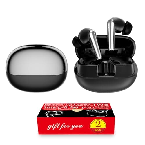 CXPSUE Wireless Earbuds 2 Pack, ANC in-Ear Bluetooth Headphones, Big Bass Durable, Lightweight Design for Noisy Factories, Gym, and Travel, 60 Hour Long Playtime