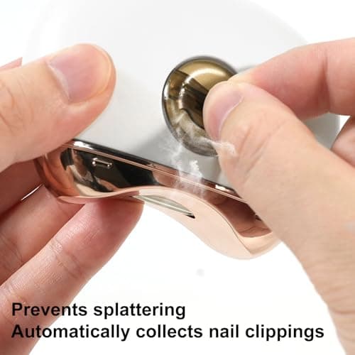 Rechargeable Toenail Clipper - Automatic Electric Trimmer, Fingernail and Toenail Grooming with Built-In Scrap Storage, Safe for Babies, Kids, Adults, Seniors, Caregivers, Home, Travel, — view 4