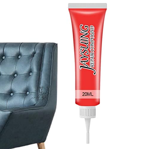 20ml Vinyl Repair Kit, Leather Repair Cream, Leather Recoloring Balm, Advanced Leather Repair Gel, Leather Scratch Repair Paste, Leather Restorer, For Sofas, Car Seats, Furniture, Chairs Of Leather