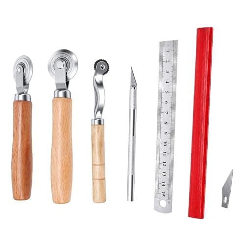 Aramox Cardboard Creasing Tool with 3 Scoring Wheels, 8.47oz — view 4