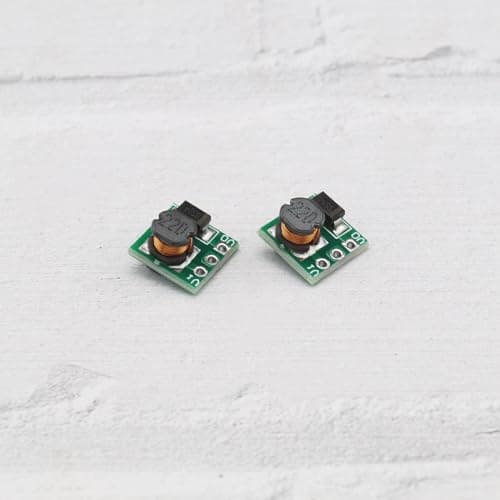 YINETTECH 10PCS 0.9-5V to 5V DC-DC Step-Up Power Module 1.5V 1.8V 2.5V 3V 3.3V 3.7V 4.2V to 5V Voltage Boost Converter Board 10.6x10.6x7.6mm Module Green — view 6