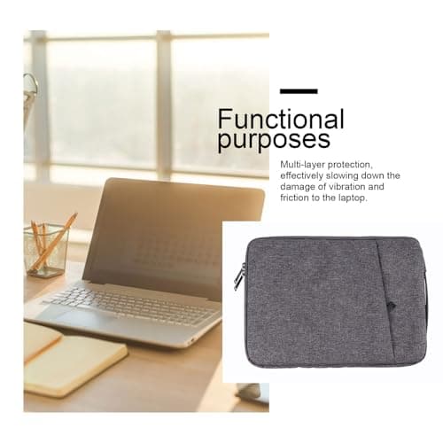 Laptop Sleeve Bag Polyester Portable Waterproof Carrying Bag — view 4