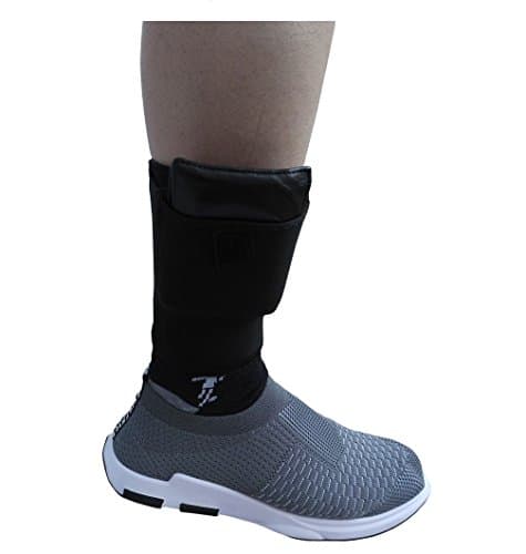 LTG PRO® Concealed Ankle Leg Wallet Travel Pouch Passport Cash Mobile Safety Unisex (L - XL, Black)