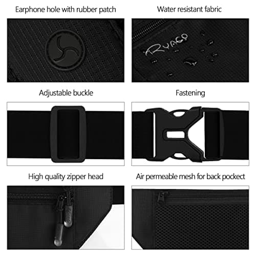 RYACO Money Belt for Men & Women Travel Hidden Wallet Secure — view 2
