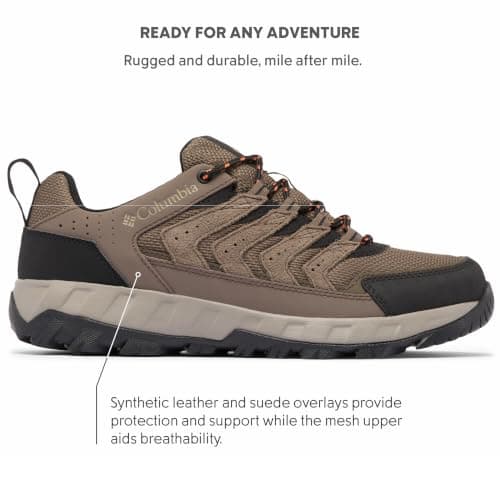 Columbia Men's Strata Trail Low Hiking Shoe, Mud/Tangy Orange, 6 UK — view 5
