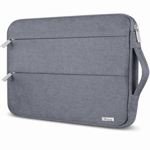 Voova Laptop Sleeve 15.6 Inch, Laptop Case for MacBook Pro 16, Grey