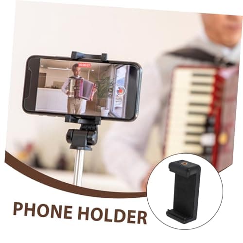 KOMBIUDA Phone Tripod Mount Adapter Black Abs 10 Pack for Tripod — view 3