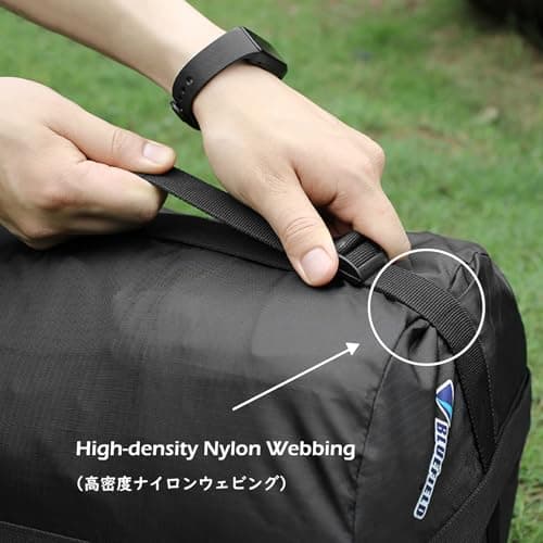 TRIWONDER Stuff Sack Sleeping Bag Compression Sacks Waterproof Storage Bag for Household Products Outdoor Camping (Black, S) — view 5