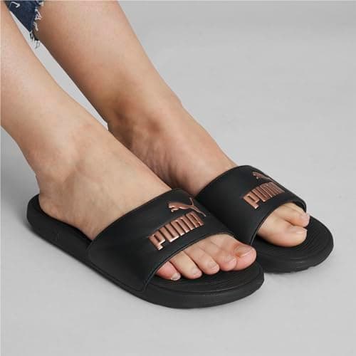 Puma Women Cool Cat 2.0 Wns Slide Sandals, Puma Black-Rose Gold, 6 UK — view 2