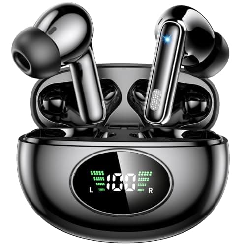 EUQQ Wireless Earphones, Bluetooth 6.1 Hi-Fi Bass Stereo, 36H Playtime