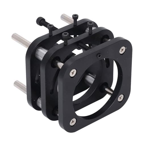 -Duty Router Table Base – Aluminum Alloy Frame with Stainless Steel Rods 51mm Travel Hand-Crank Fits 64–66mm Motors