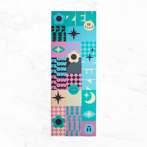 Myga Printed Yoga Mat - 6mm Thick Non-Slip Exercise Mat for Yoga, Pilates, Meditation and Fitness - Lightweight Travel Yoga Mat for Men and Women - Choice of Design (Spirit) — view 5