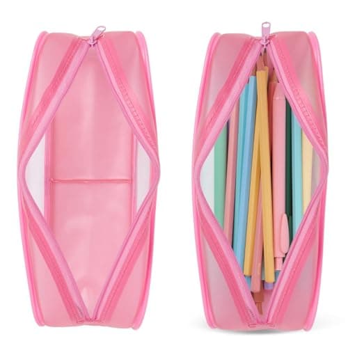 Soul Projekt Large Clear Pencil Case for Girls Back to School — view 5