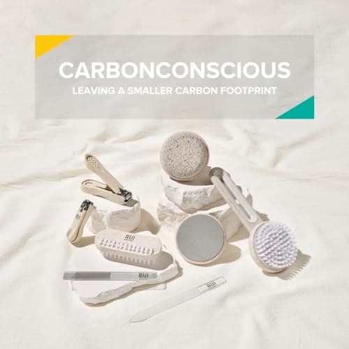 Rui Smiths CarbonConscious Nail Clipper Set of 2 for Manicure and Pedicure Grooming | Large and Small Size Cutters | Made with Wheat Straw Bioplastic — view 6