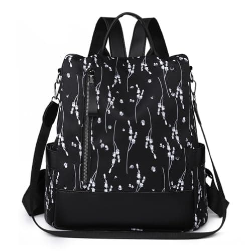 WSXQAZ Women's Fashion Backpacks, Lightweight Nylon Casual Rucksack — view 2