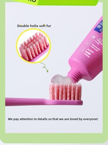 Vonmerie Travel Toothbrush kit & Toothpaste Portable Set, Compact Dental Care Kit,Travel & Business Trip(Blue) — view 2