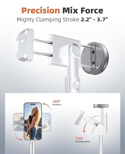 Vimose 62" Phone Tripod Stand - All in 1 Selfie Stick Tripod — view 4