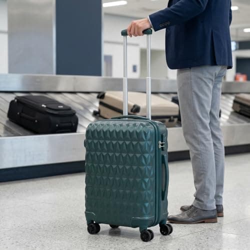 CMY Suitcase 20 Inch Cabin Hard Shell Lightweight ABS Carry-On Luggage — view 6