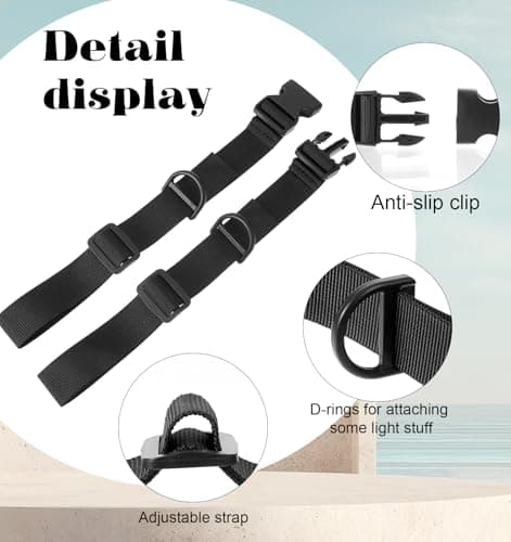 2 PCS Chest Strap for Backpack, Heavy Duty Elastic Backpack Chest Straps — view 3