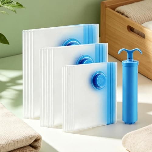 Vacuum Compression Storage Bags Clothes Space Savers Blanket Packing Bags — view 4